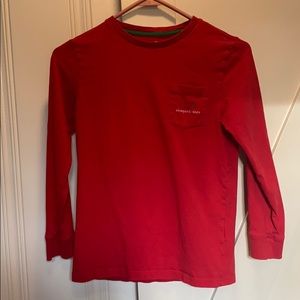 Vineyard vines long sleeve tee Christmas colors